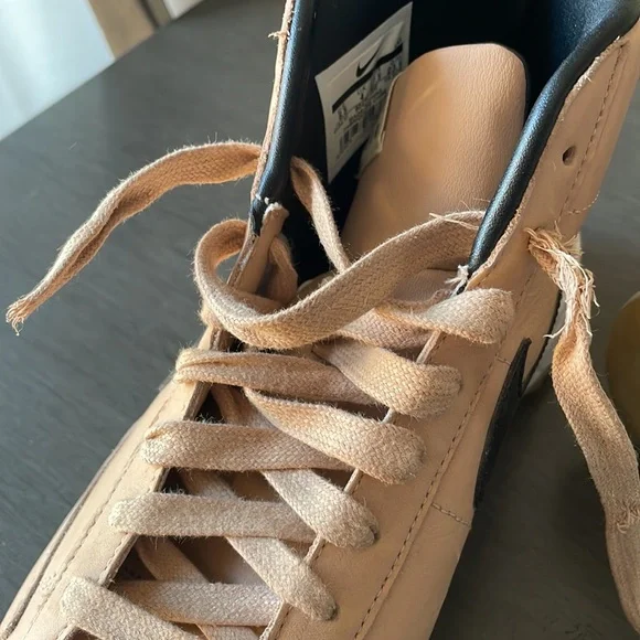 Nike Tan/Cream Golf Club Collection High Top Sneakers Sz 6.5 - Picture 5 of 6